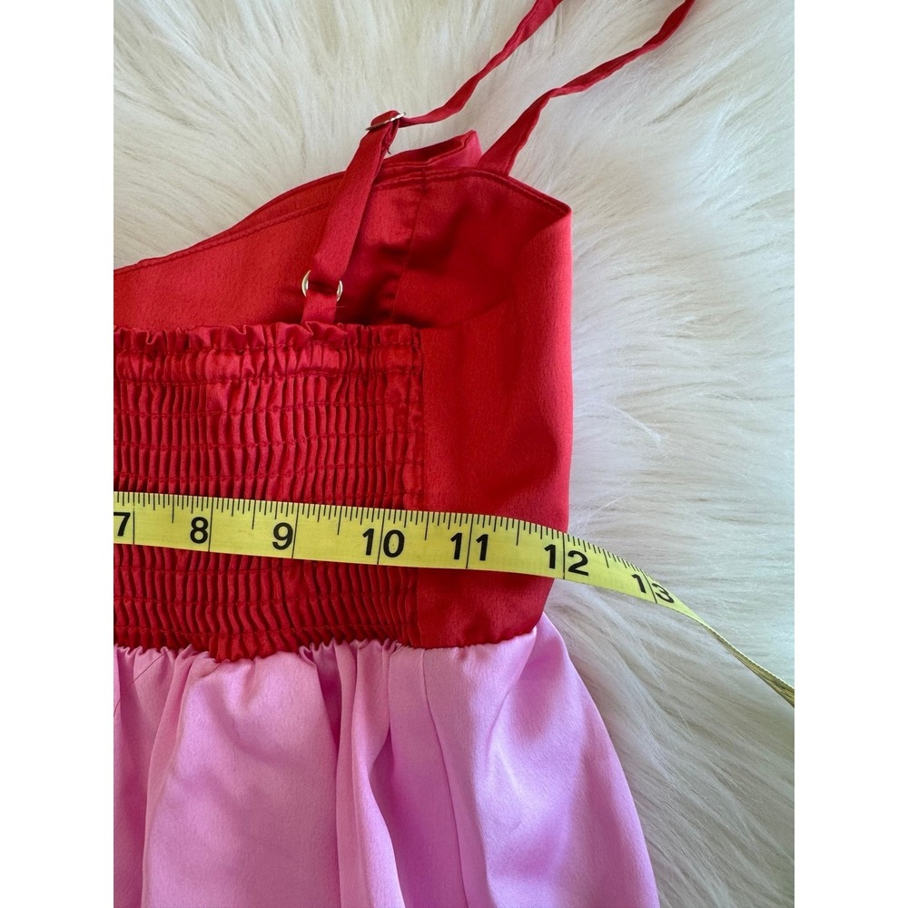 Show me your mumu pink red dress size small EUC - Picture 7 of 9
